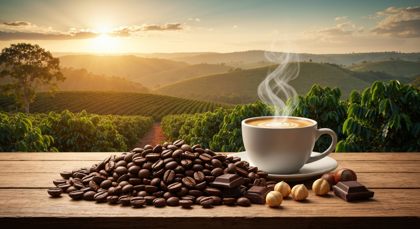Waarom Braziliaanse koffie bekend staat om chocolade en noten.